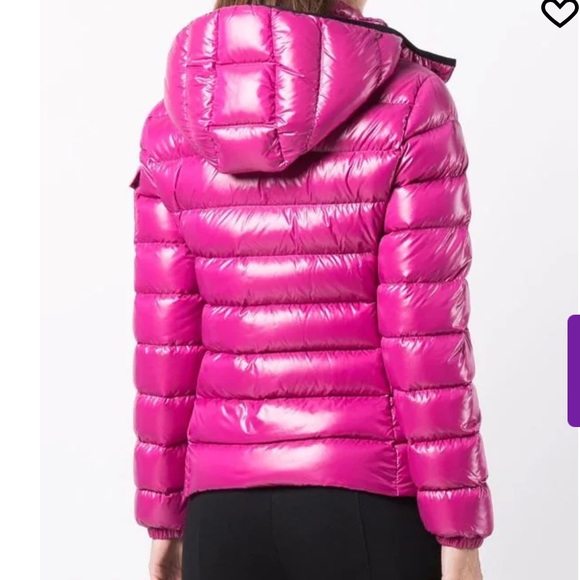 NWOT Pink Mocler Hooded Puff Jacket - Picture 7 of 9